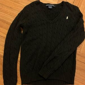 Ralph Lauren Sport. Black Sweater. Large.